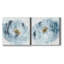 «Blue Serenity I», ensemble de 2 reproductions sur toiles tendues-693363379