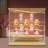 5 Tier Acrylic Wood Display Case With Light
