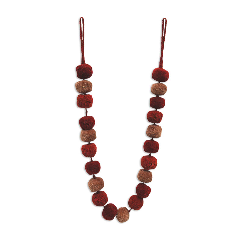 Brodde 100% Polyester 5cm Curtain Tieback, Red/Brown