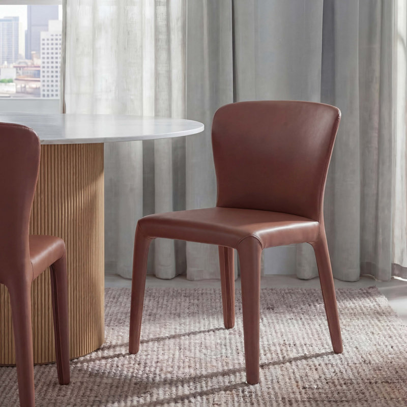 Vienna Upholstered Dining Chair, Brown