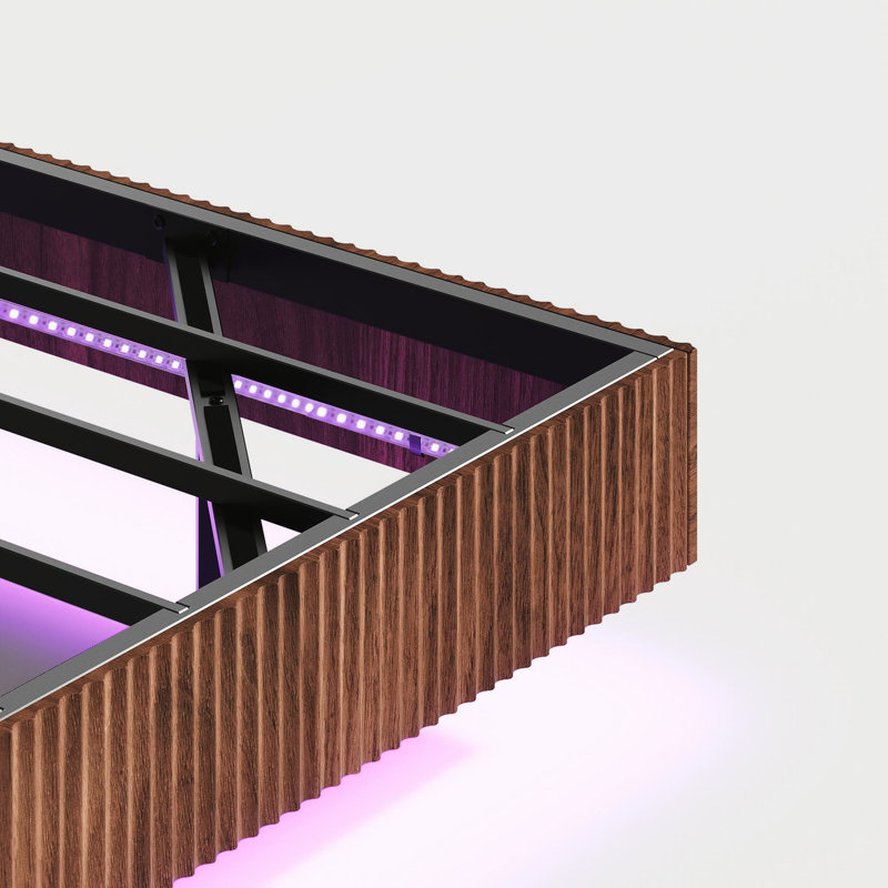 Kawamoto Queen Solid Wood Platform Bed