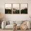 «Misty Forest Landscape Brown Mountain Nature Decor», reproduction de photo sur toile 3 pièces-90847357-119405868