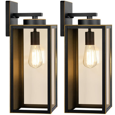 Large Size Outdoor Wall Light Fixtures 2 Pack (Bulbs not Included)