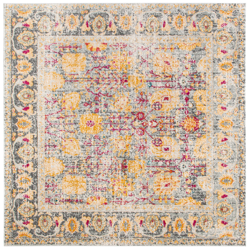 Edna Performance Rug, Square 6'7"