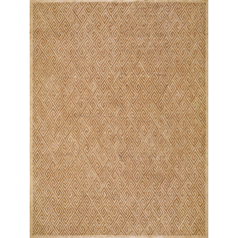 Hand Hooked Wool Geometric Indoor Rug