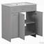 Ensemble de meuble-lavabo 30 po avec lavabo en céramique-437455630