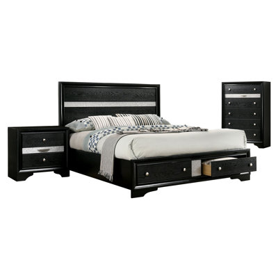 Sana Solid Wood Piece Bedroom Set