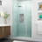Belmore GS 50.25" - 51.25" W x 72" H Hinged Frameless Shower Door-30103507-105482034