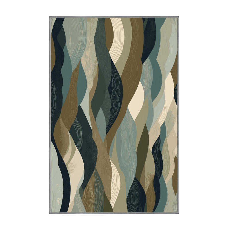 Tapis Starlit Echoes, Rectangulaire 8 pi x 12 pi