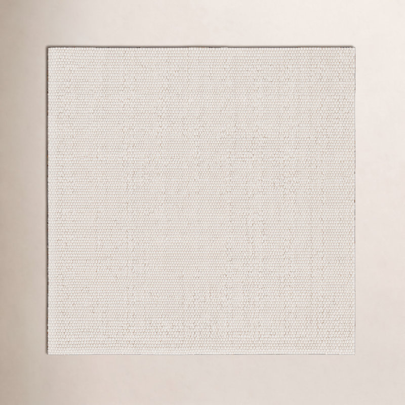 Elle Handmade Ivory Rug, Square 10'