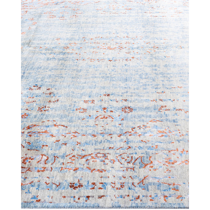 Overdyed One-of-a-Kind 8' 1" X 9' 9" Hand Knotted Area Rug