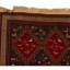 Hand Knotted Wool Area Rug in Red