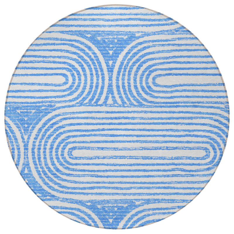 Tapis d'intérieur rond 8 po