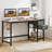 Metal Base Computer Desk