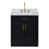 Black / Satin Brass