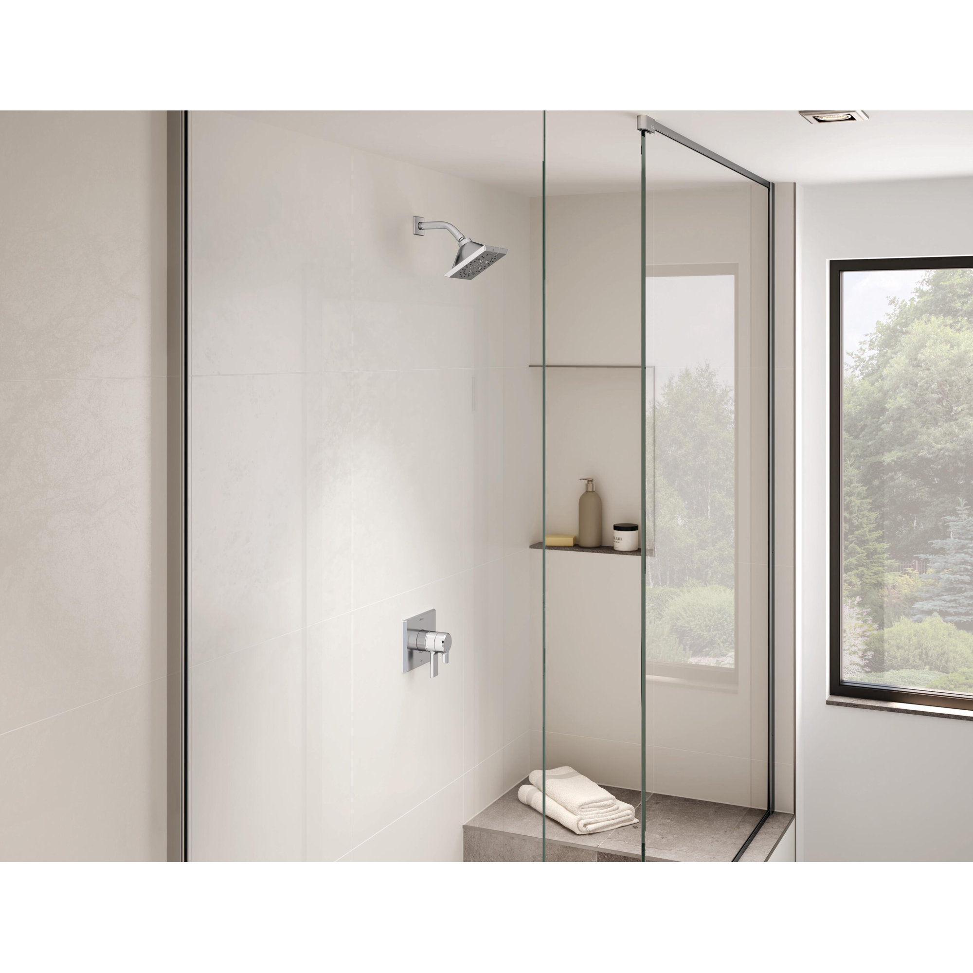 Pivotal® Shower Faucet with H2Okinetic® Technology, Chrome