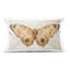 Coussin décoratif rétro imprimé sépia papillon, design par Petal Prints Design-121373646
