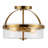 Willbanks Glass Semi Flush Mount-1230847000