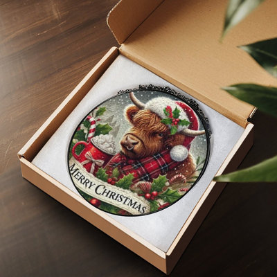 Merry Christmas Highland Cow