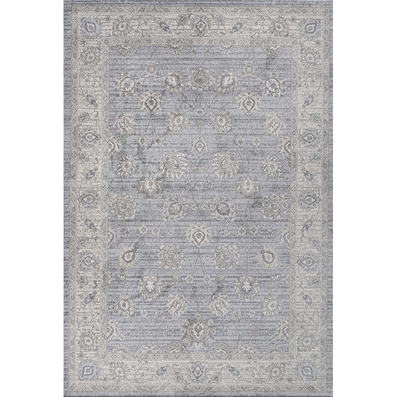 Modern Persian Vintage Moroccan Traditional Light Gray Rug, Rectangle 7'9" x 10'