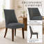 Parsons Upholstered Dining Chair Solid Wood Side Chair - Comfort & Style for Modern Homes-1721581498-1743351649