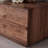 All solid wood storage TV cabinet