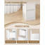24cm W Manufactured Wood Bedside Table