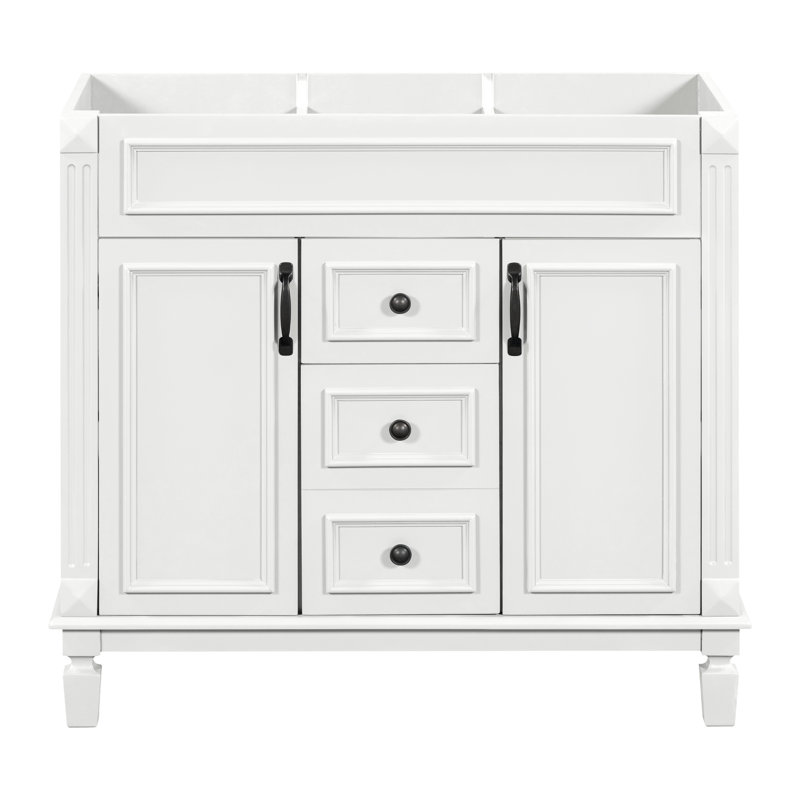 Base de meuble-lavabo, Blanc