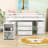 Elieser Kids Twin Loft Bed with Drawers-983571399