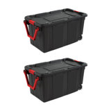 Plastic Storage Bin Set