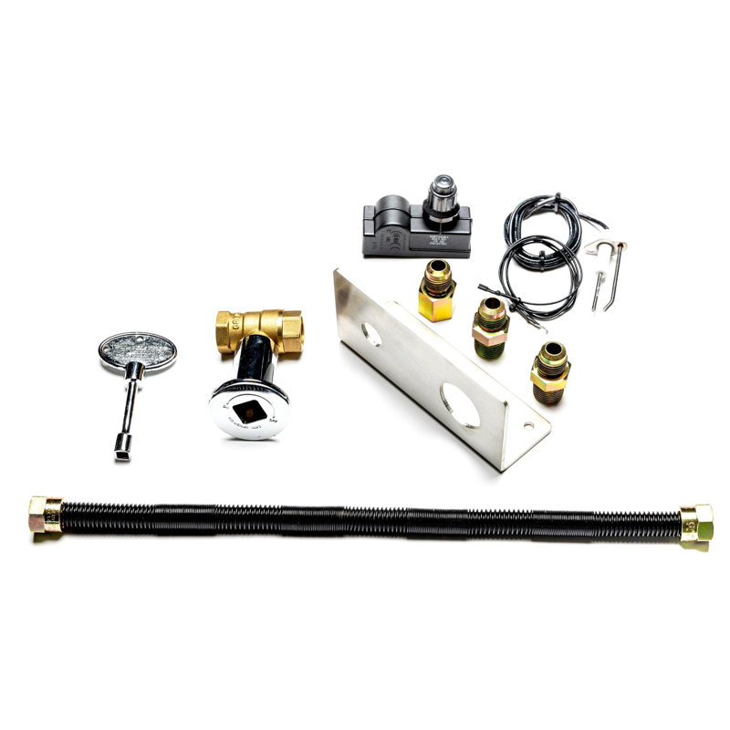 Ensemble de raccordement pour brûleur de foyer d'extérieur avec allumage par étincelles, H 0,5 po x l 30 po x P 30 po
