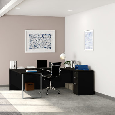 Glidden Reversible U-Shape Executive Desk