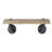 Oak And Sandy Black Rectangle Wall Shelf