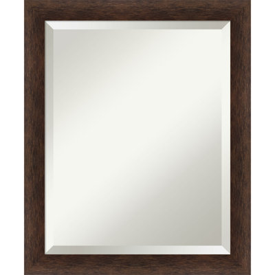 Brence Solid Wood Rectangle Wall Mirror