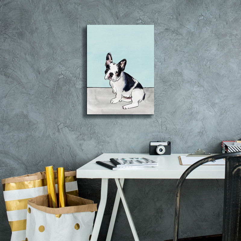  «Pet Portrait 3» par Annie Warren, art mural sur toile, 12 po x 16 po, H 16 po x l 12 po