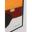 Abstract Shapes Orange - Single Picture Frame Painting on Canvas