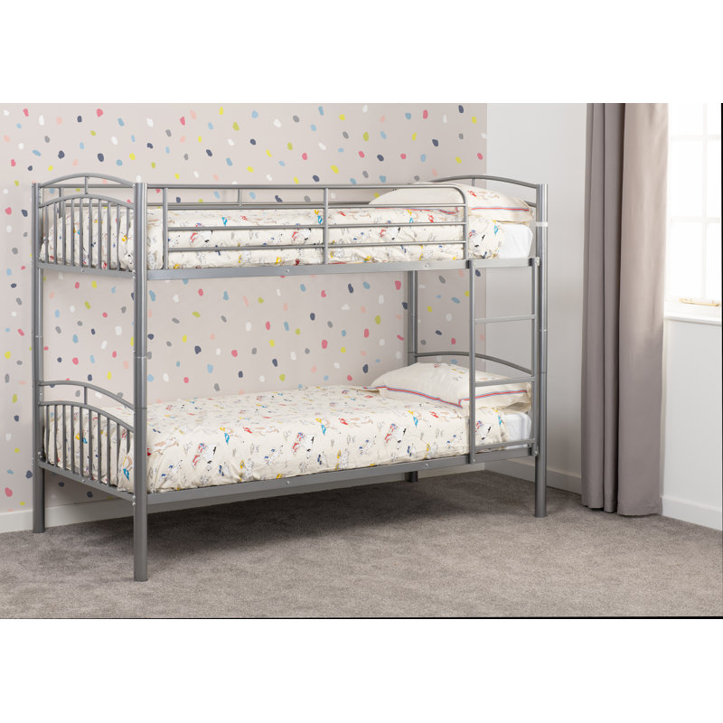 Domenica Single Bunk Bed, Silver