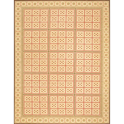 Flatweave Wool Geometric Area Rug