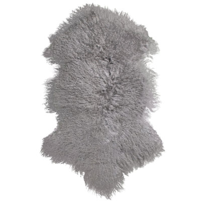 Taupe Sheepskin Rug 46.7"
