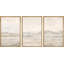 «Pastel Watercolor Cloudy Sky Grey Abstract Landscape», reproduction de tableau encadrée sur toile 3 pièces-91259829-119385169