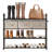 Slim Adjustable 4-Tier Metal Shoe Rack