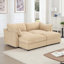 Causeuse en chenille 2 places avec excellent espace de rangement, 2 repose-pieds mobile-1120776278-1120776281-1120776284