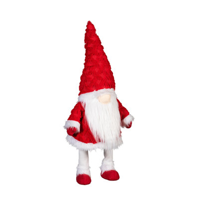Fabric Gnome with Bouncing Body Table Décor, 34in. H