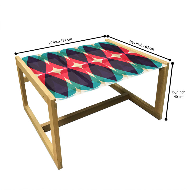 Jaheam Sled Coffee Table, 62cm H x 74cm W x 40cm D