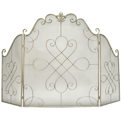 Orbec 3 Panel Steel Fireplace Screen