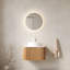 Meuble-lavabo de salle de bain avec lavabo, armoire de rangement de salle de bain à bords arrondis flottants avec tiroir, lavabo en marbre artificiel sans robinet, pré-assemblé,-1572420421