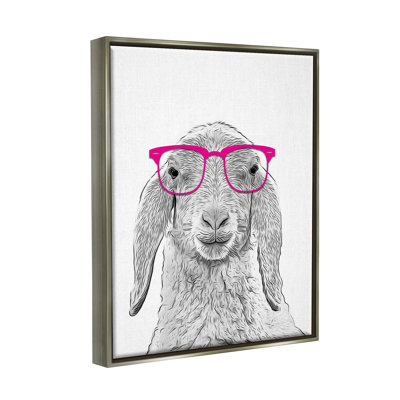 «Trinx Farmhouse Sheep Pink Glasses» par Annalisa Latella