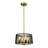 Faison 4 - Light Black/Gold Pendant