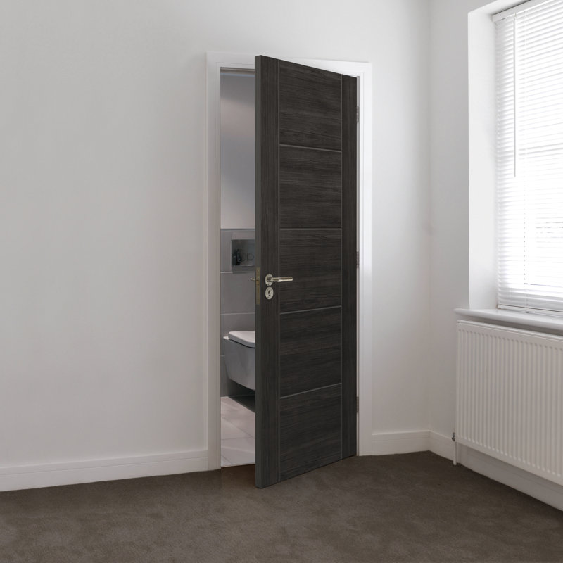 Latefia Internal Door Prefinished, 198.1cm H x 76.2cm W x 3.5cm D