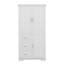 Armoire de rangement spacieuse et polyvalente avec portes et trois tiroirs-1024970328